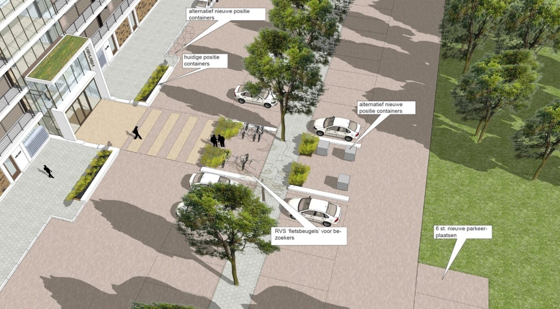 Animatie voorterrein - A3 Architecten